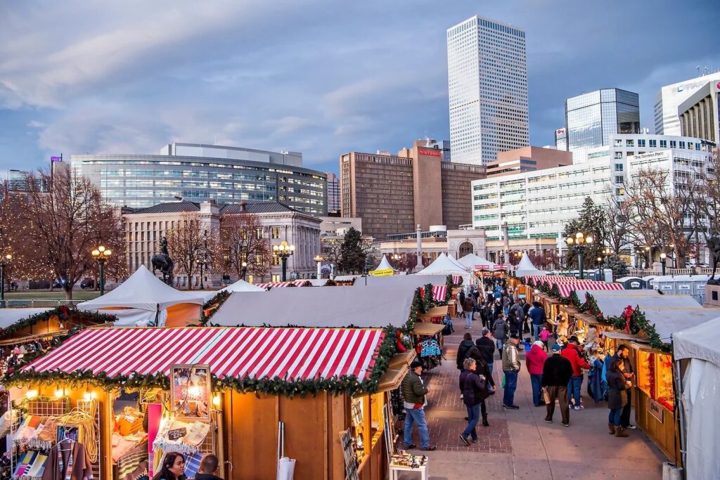 denver christkindlmarket shopping booths2 1